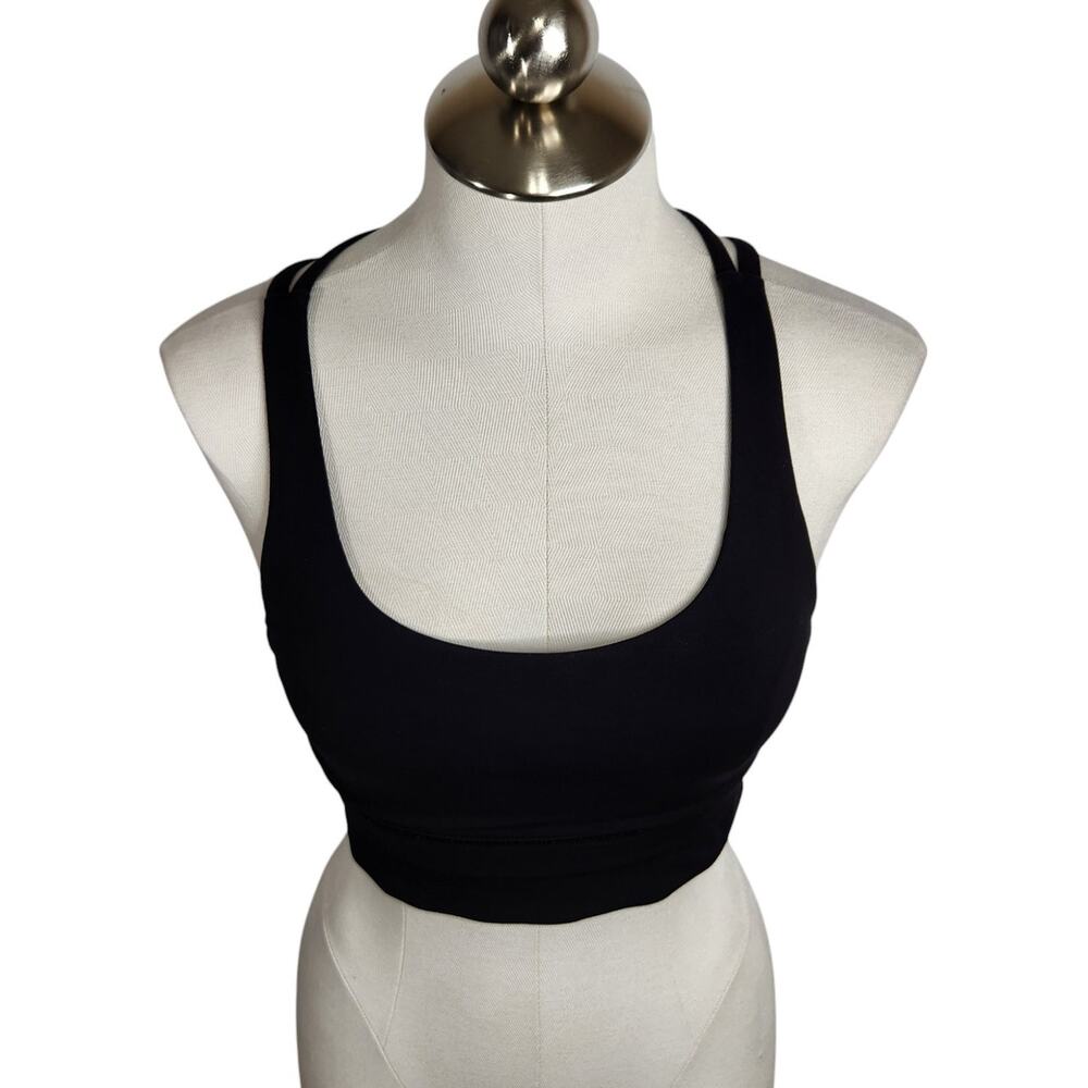 Lululemon Energy Bra Long Line Black Luxtreme Women's Size 6